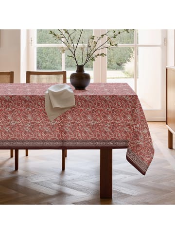 Mint Rugs Obrus "Floral Sherpa" w kolorze pomarańczowym