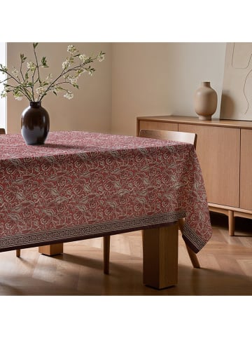 Mint Rugs Tafellaken "Floral Sherpa" oranje