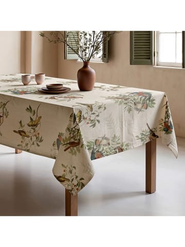 Mint Rugs Tischdecke "Natural Bird" in Creme/ Grün/ Orange