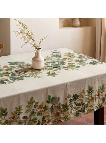Mint Rugs Tischdecke "Natural Dumon" in Creme/ Grün