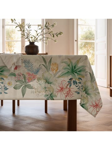 Mint Rugs Tischdecke "Natural Fiona" in Creme/ Rosa/ Grün