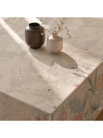 Mint Rugs Tafellaken "Natural Fiona" crème/lichtroze/groen