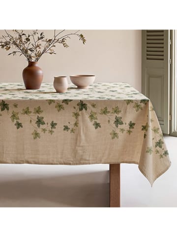 Mint Rugs Tafellaken "Natural Iri" crème/groen