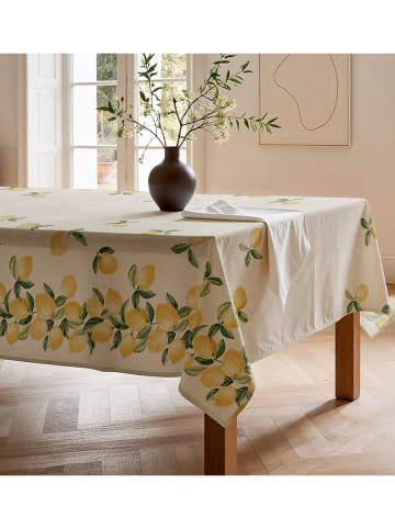Mint Rugs Tafellaken "Natural Lemon" crème/groen/geel