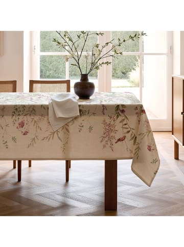 Mint Rugs Tafellaken "Natural Mariela" crème/groen/paars