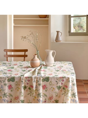 Mint Rugs Tischdecke "Natural Maura" in Creme/ Grün/ Rosa