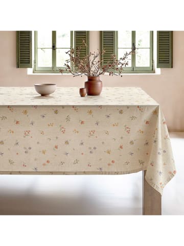Mint Rugs Tafellaken "Natural Shayla" crème/groen/paars