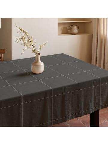 Mint Rugs Tafellaken "Nordic Lao" antraciet/wit