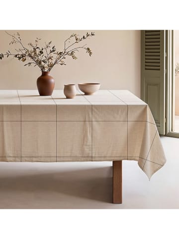 mint Deco Tischdecke "Nordic Lao" in Creme/ Schwarz
