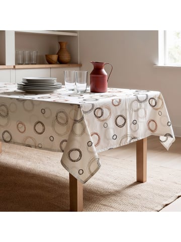 Mint Rugs Tischdecke "Nordic Lea" in Weiß/ Beige/ Braun