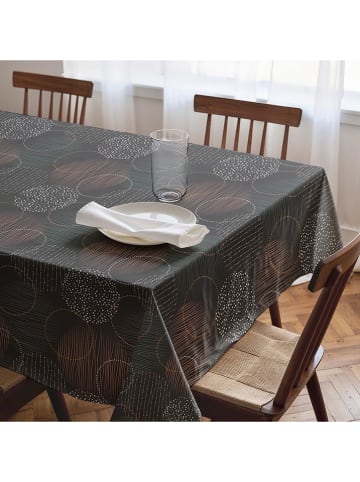 Mint Rugs Tafellaken "Nordic Naroa" antraciet/geel/wit