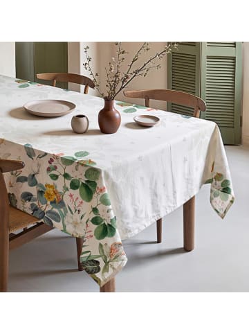 Mint Rugs Tafellaken "Tropical Anais" wit/groen/geel