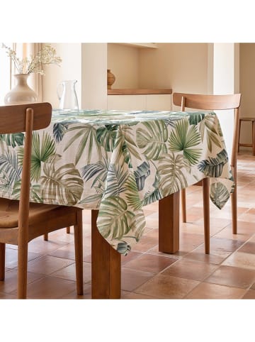 Mint Rugs Tafellaken "Tropical Betia" wit/groen