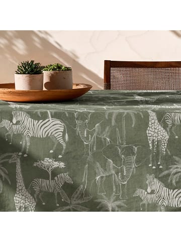 Mint Rugs Obrus "Tropical Dalai" w kolorze zielonym