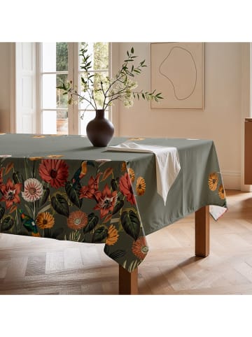 Mint Rugs Tafellaken "Tropical Edna" groen/lichtroze