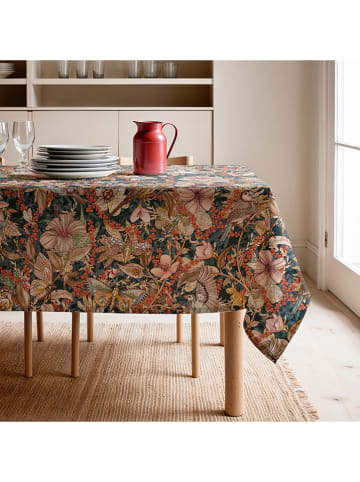 Mint Rugs Tischdecke "Tropical Fabiola" in Blau/ Beige