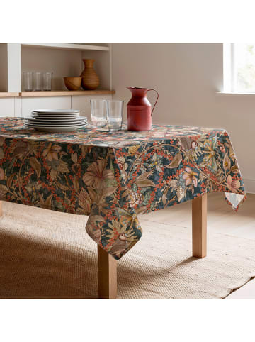 Mint Rugs Tischdecke "Tropical Fabiola" in Blau/ Beige