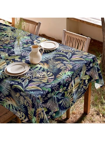 Mint Rugs Tischdecke "Tropical Ela" in Schwarz/ Grün