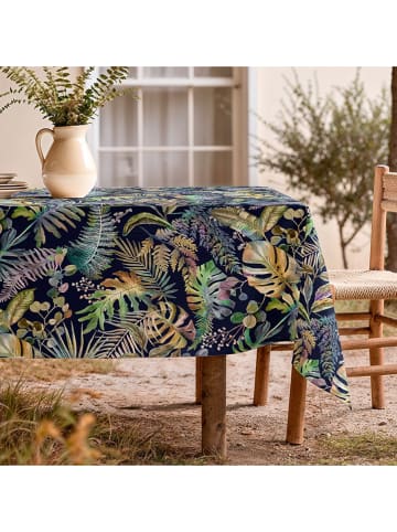 Mint Rugs Tischdecke "Tropical Ela" in Schwarz/ Grün