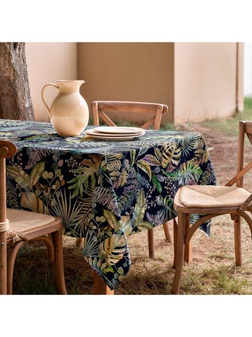 Mint Rugs Tischdecke "Tropical Ela" in Schwarz/ Grün