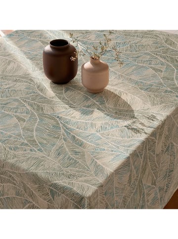 Mint Rugs Tischdecke "Tropical Idra" in Grün/ Creme