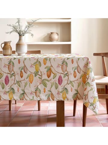 Mint Rugs Tafellaken "Cacao" wit/lichtbruin