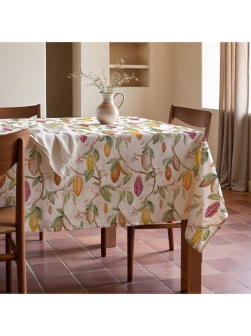 Mint Rugs Tafellaken "Cacao" wit/lichtbruin