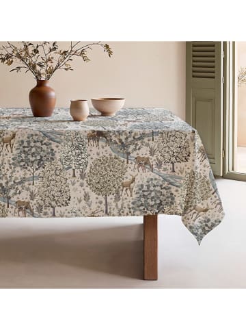 Mint Rugs Tischdecke "Bambi" in Creme/ Hellbraun/ Blau
