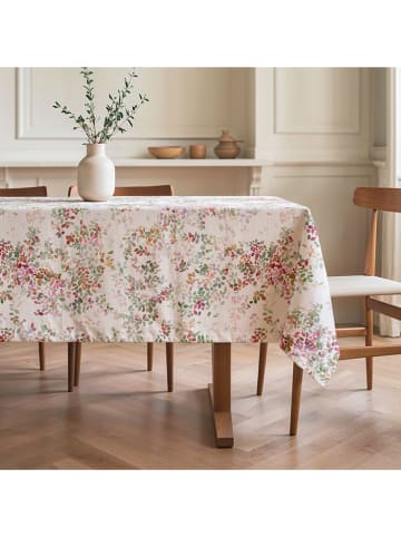 Mint Rugs Tafellaken "Judit" wit/groen/lichtroze