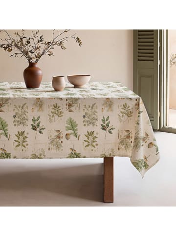 Mint Rugs Tischdecke "Botanical" in Creme/ Grün
