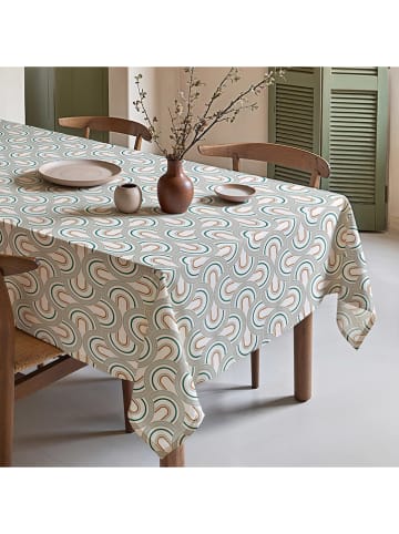 Mint Rugs Tafellaken "Gaia" wit/grijs/oranje