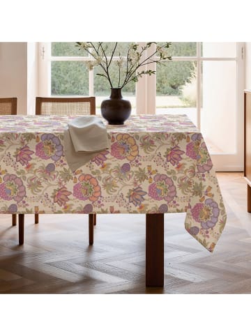 Mint Rugs Tischdecke "Aida" in Creme/ Lila