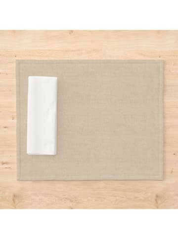 Mint Rugs 2er-Set: Tischsets "Sena" in Beige - (L)50 x (B)40 cm