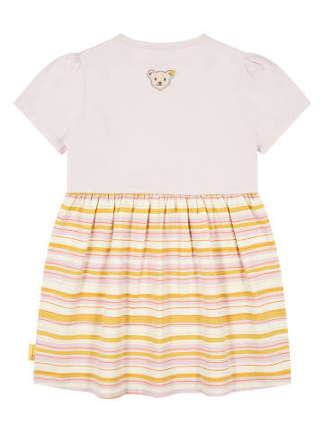 Steiff Kleid in Rosa/ Gelb/ Orange