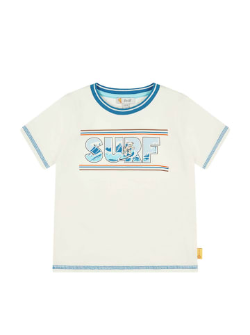 Steiff Shirt wit/blauw