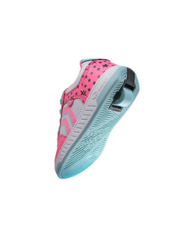 Breezy Rollers Sneakers met wielen roze/wit/lichtblauw