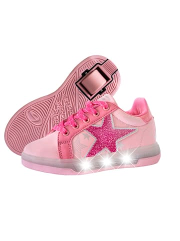 Breezy Rollers Sneakers mit Rollen in Rosa/ Pink
