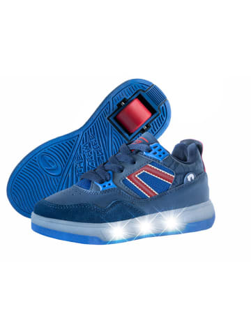 Breezy Rollers Sneakers mit Rollen in Blau/ Rot
