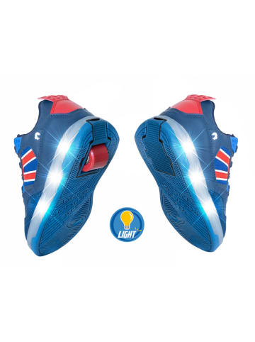 Breezy Rollers Sneakers met wielen blauw/rood