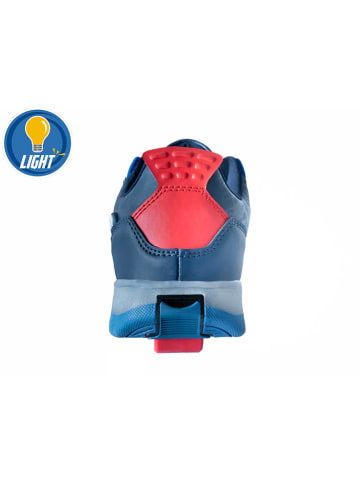 Breezy Rollers Sneakers met wielen blauw/rood