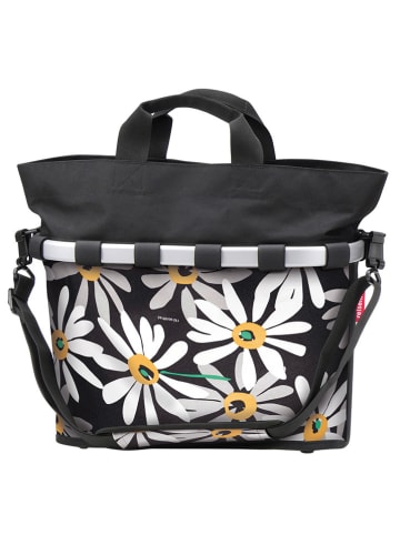 Asista Fietsmand "KLICKfix" zwart/wit - (B)40 x (H)35 x (D)20 cm