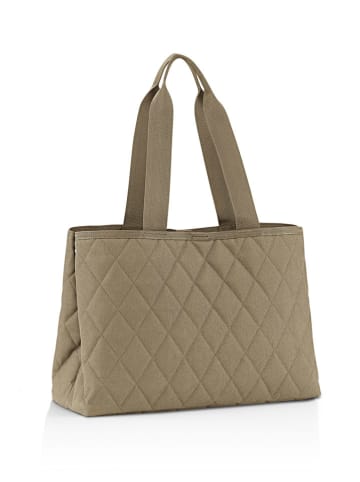 Reisenthel Schultertasche "Classic L" in Oliv - (B)39 x (H)28 x (T)16 cm