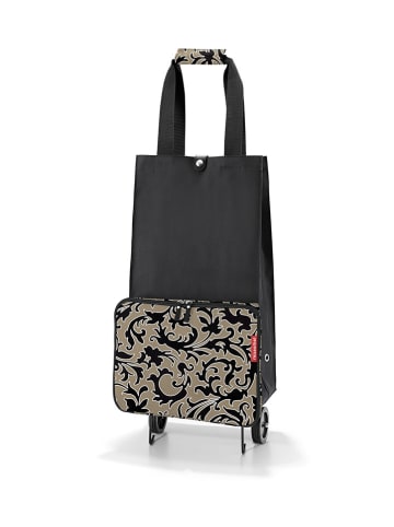 Reisenthel Einkaufstrolley in Schwarz/ Beige - (B)29 x (H)66 x (T)27 cm