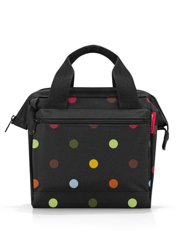 Reisenthel Umhängetasche "Allrounder" in Schwarz/ Bunt - (B)22 x (H)24 x (T)13 cm