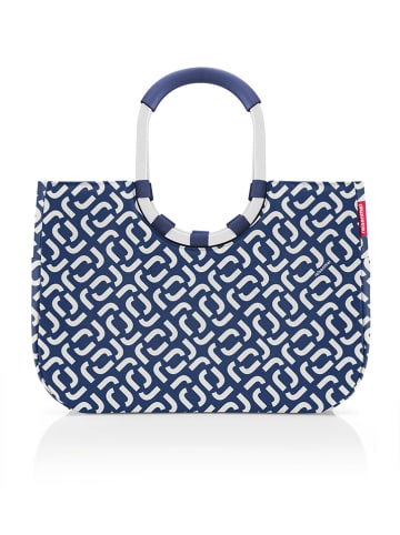 Reisenthel Shopper in Dunkelblau/ Weiß - (B)46 x (H)34,5 x (T)25 cm
