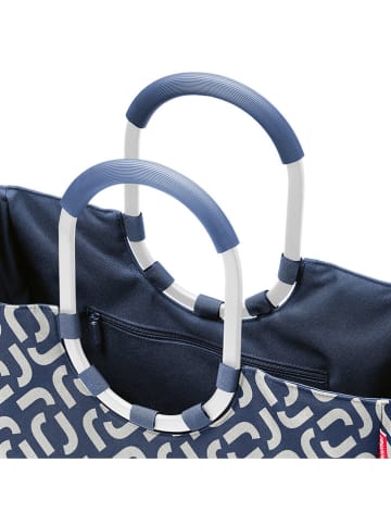 Reisenthel Shopper in Dunkelblau/ Weiß - (B)46 x (H)34,5 x (T)25 cm