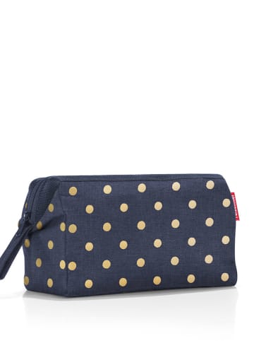 Reisenthel Reise-Kosmetiktasche in Dunkelblau/ Gelb - (B)26 x (H)18 x (T)13,5 cm