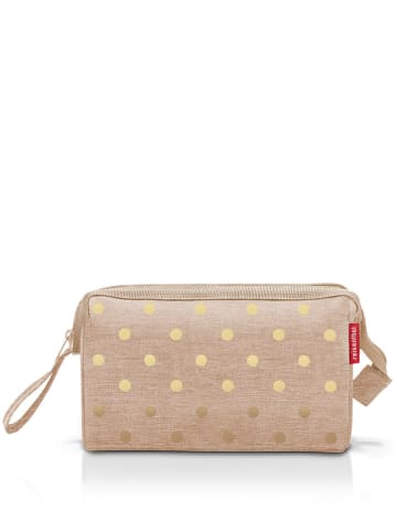 Reisenthel Reise-Kosmetiktasche in Beige/ Gelb - (B)26 x (H)18 x (T)13,5 cm