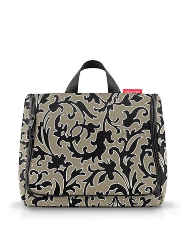 Reisenthel Kulturbeutel in Beige/ Schwarz - (B)28 x (H)23 x (T)10 cm