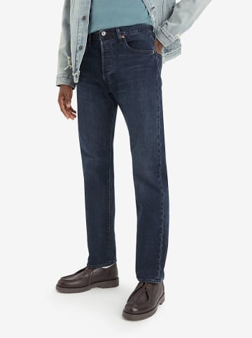 Levi's Dżinsy "501" - Regular fit - w kolorze granatowym